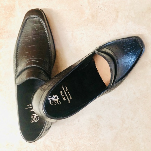 NIBWT Zenobi Made In Italy Black Leather Day-to-Night High-Quality Shoes Size 41 - Picture 3 of 8